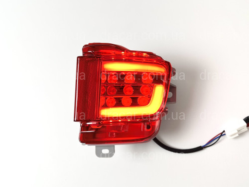LED задние габариты (туманки) Toyota Land Cruiser 200 2015-2022 красные, 2шт. артикул 8014
