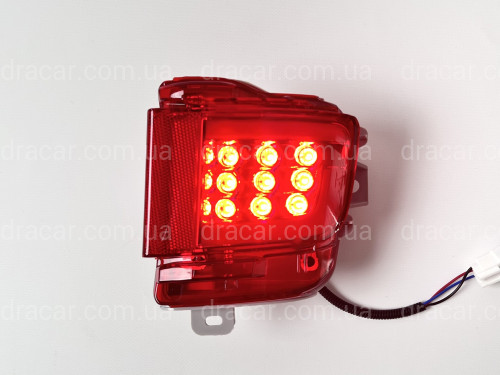 LED задние габариты (туманки) Toyota Land Cruiser 200 2015-2022 красные, 2шт. артикул 8014