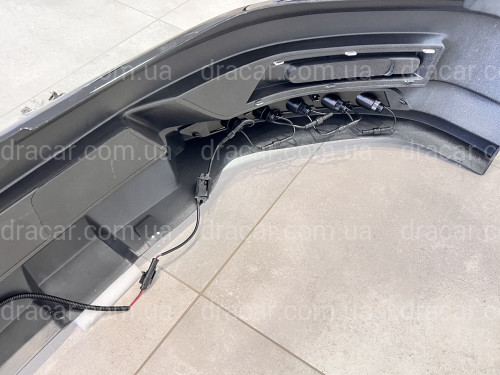 Обвес юбка переднего бампера WALD Toyota Land Cruiser 200 2016-2022 цвет черный артикул 8008