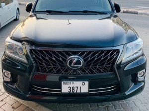 Решетка радиатора TRD BLACK Lexus LX 570 рестайлинг 2012-2015