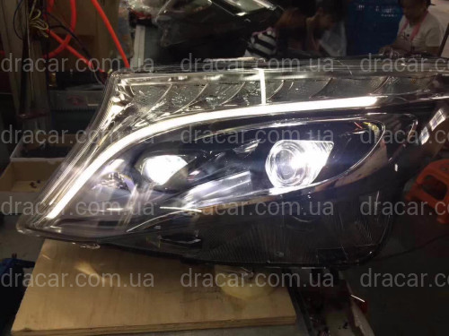 Full led фары стиль OEM Mercedes Benz W447 Vito / V-class / Metris (левая+ правая) комплектные с блоками артикул 7750
