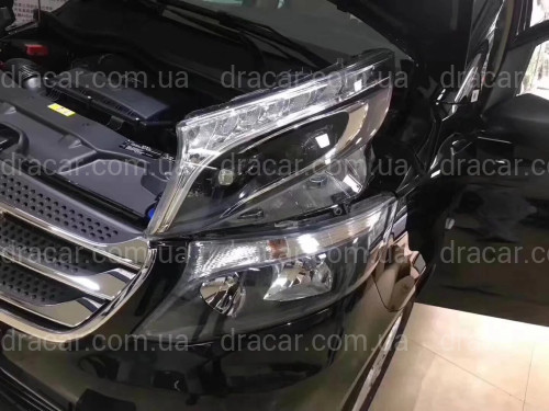 Full led фары стиль OEM Mercedes Benz W447 Vito / V-class / Metris (левая+ правая) комплектные с блоками артикул 7750