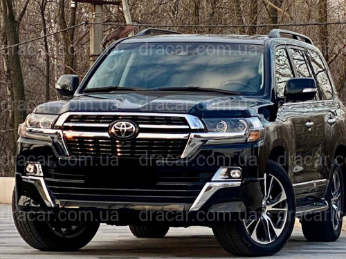 Решетка радиатора дизайн 2021 для Toyota Land Cruiser 200 2015-2021 артикул 7462