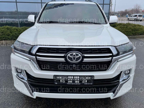 Решетка радиатора дизайн 2021 для Toyota Land Cruiser 200 2015-2021 артикул 7462
