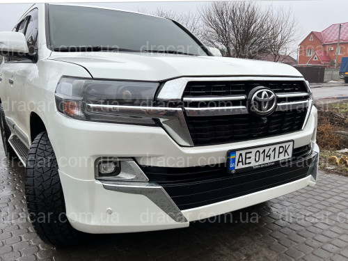 Решетка радиатора дизайн 2021 для Toyota Land Cruiser 200 2015-2021 артикул 7462