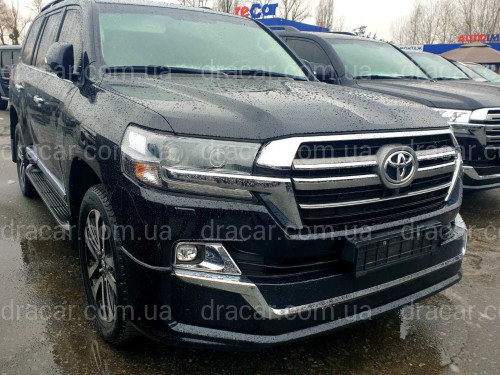 Решетка радиатора дизайн 2019 для Toyota Land Cruiser 200 2015-2021 артикул 7360