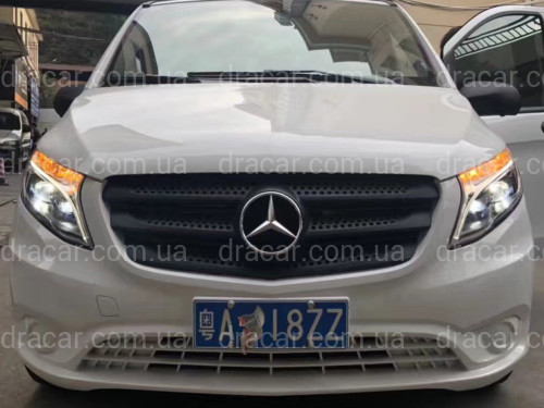 Full led фары стиль OEM Mercedes Benz W447 Vito / V-class / Metris (левая+ правая) комплектные с блоками артикул 7750