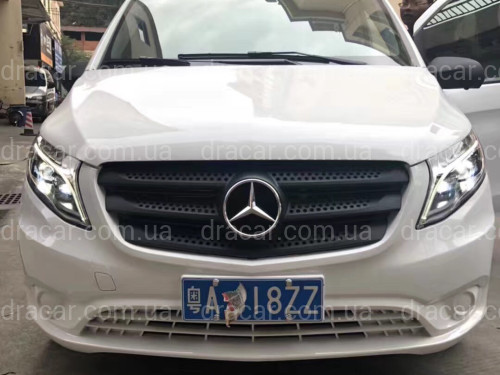 Full led фары стиль OEM Mercedes Benz W447 Vito / V-class / Metris (левая+ правая) комплектные с блоками артикул 7750
