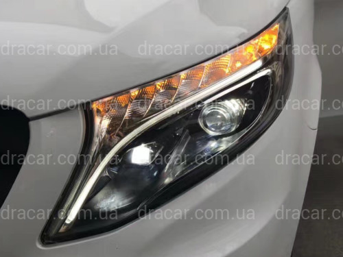 Full led фары стиль OEM Mercedes Benz W447 Vito / V-class / Metris (левая+ правая) комплектные с блоками артикул 7750