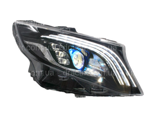 Full led фары стиль Maybach Mercedes Benz W447 Vito / V-class / Metris (левая+ правая) комплектные с блоками артикул 7751