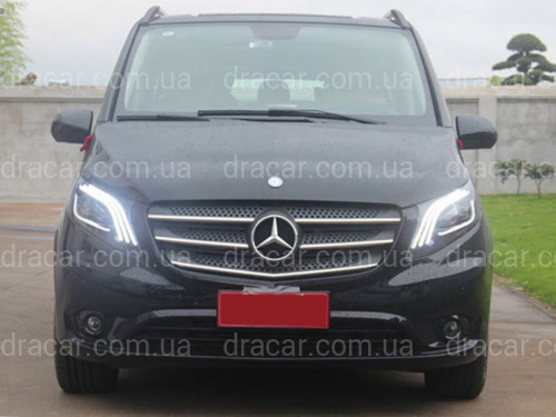 Full led фары стиль Maybach Mercedes Benz W447 Vito / V-class / Metris (левая+ правая) комплектные с блоками артикул 7751