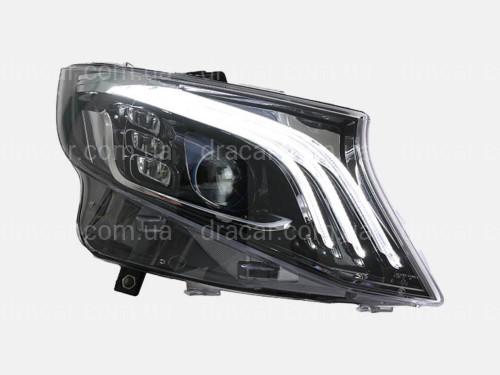 Full led фары стиль Maybach Mercedes Benz W447 Vito / V-class / Metris (левая+ правая) комплектные с блоками артикул 7751