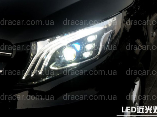 Full led фары стиль Maybach Mercedes Benz W447 Vito / V-class / Metris (левая+ правая) комплектные с блоками артикул 7751