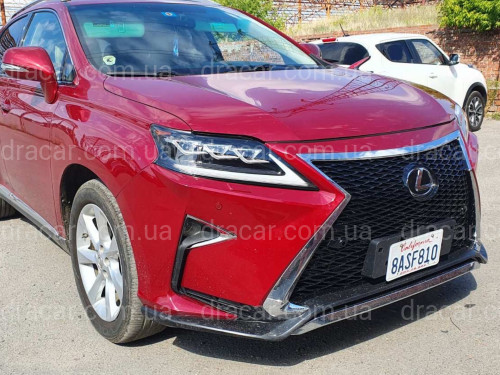 Фары Full LED 3 линзы Lexus RX 350 / 450H 2012-2015 в стиле рестайлинг 2020 артикул 7630