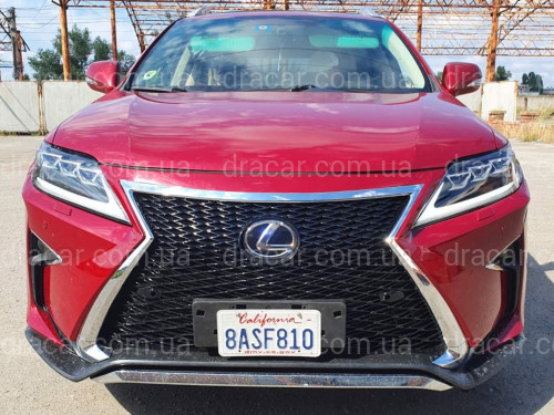 Фары Full LED 3 линзы Lexus RX 350 / 450H 2012-2015 в стиле рестайлинг 2020 артикул 7630