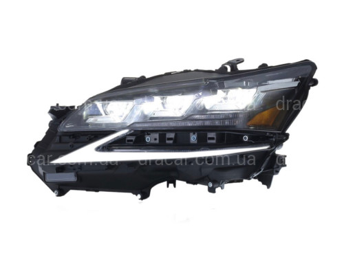 Фары FULL LED 3 линзы Lexus GS рестайлинг 2016+ артикул 8044