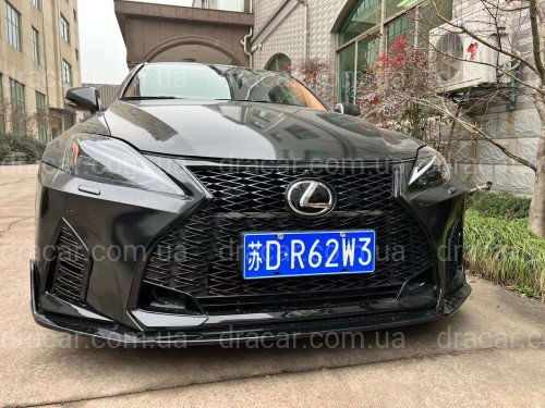 Бампер + сплиттер Lexus IS 2006-2012 в стиле F-SPORT 2021+   артикул 8041