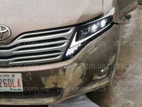Фары FULL LED 3 линзы Toyota Venza 2009-2013 артикул 8045