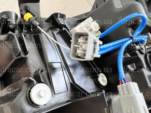 Led фары 3 линзы Toyota Land Cruiser Prado 150 рестайлинг 2018+ артикул 7014
