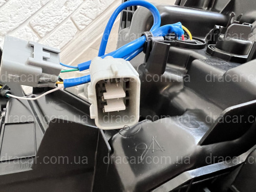 Led фары 3 линзы Toyota Land Cruiser Prado 150 рестайлинг 2018+ артикул 7014