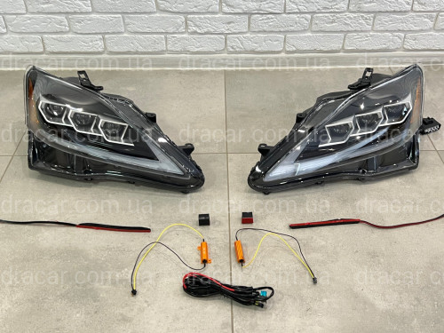Фары Full LED 3 линзы Lexus IS 2005-2012  артикул 7870