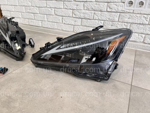 Фары Full LED 3 линзы в стиле 2021+ для Lexus IS 2005-2012 артикул 8046