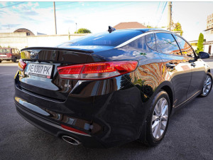 Спойлер лип Kia Optima 2016- ABS пластик, цвет черный глянец