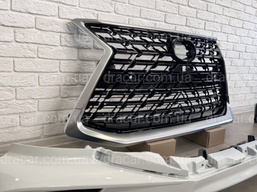 Обвес комплект SAMURAI 2020+  Lexus LX 570 450d 2015-2022 ABS пластик, цвет белый артикул 8104