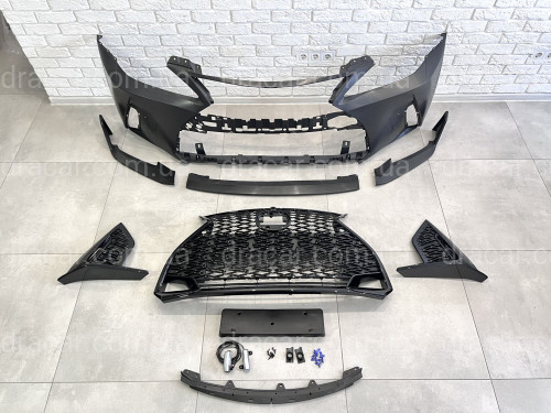 Бампер + сплиттер Lexus IS 2006-2012 в стиле F-SPORT 2021+   артикул 8041
