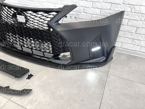 Бампер + сплиттер Lexus IS 2006-2012 в стиле F-SPORT 2021+   артикул 8041