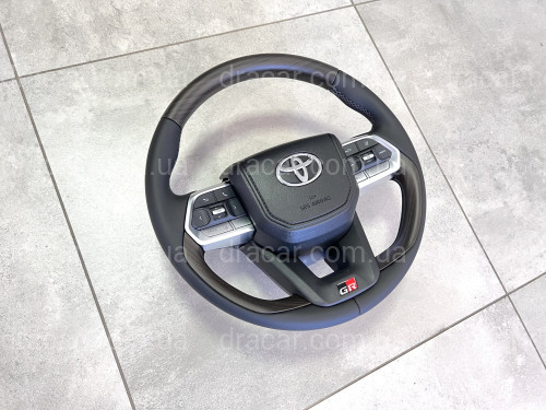 Руль в сборе Toyota Land Cruiser 200 / Prado 150 в стиле LC 300 GR артикул 8082