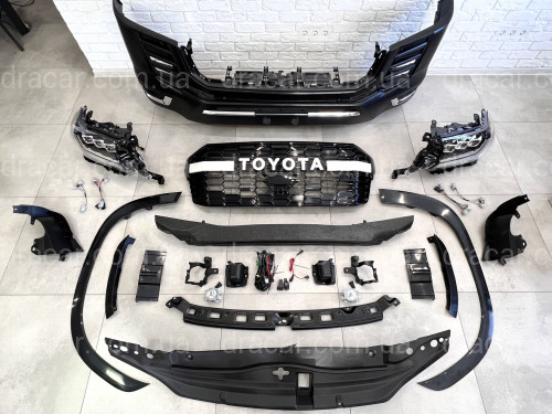Комплект рестайлинга Toyota Land Cruiser 200 2007-2015 в LC 300 GR style  артикул 8049