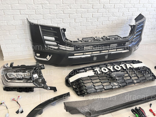 Комплект рестайлинга Toyota Land Cruiser 200 2007-2015 в LC 300 GR style  артикул 8049