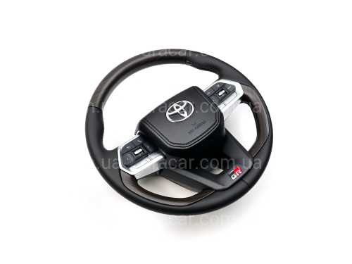 Руль в сборе Toyota Land Cruiser 200 / Prado 150 в стиле LC 300 GR артикул 8082