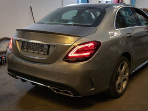 Задние LED фонари рестайлинг 2019+ для Mercedes-Benz C-class W205 2015-2021 2шт.