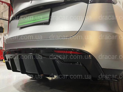 Комплект обвеса Tesla Model Y 2020- ABS пластик, цвет черный глянец артикул 8158