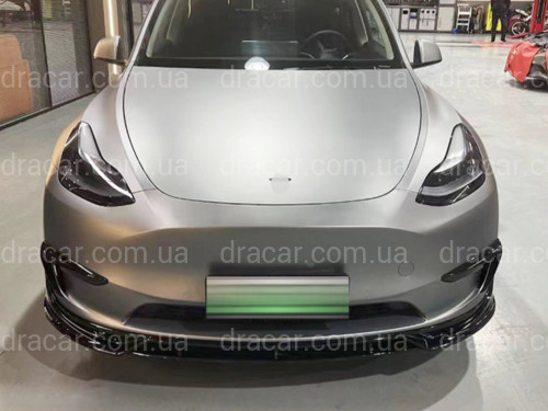 Комплект обвеса Tesla Model Y 2020- ABS пластик, цвет черный глянец артикул 8158