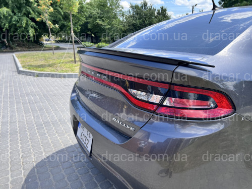 Спойлер лип SRT Dodge Dart 2012-2017 ABS пластик, цвет черный глянец артикул 8099