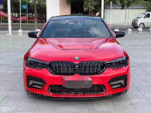 Накладка переднего бампера Competition style BMW 5 series G30 G31 ТОЛЬКО К БАМПЕРУ В СТИЛЕ M5 F90 LCI 2020+ , черный глянец артикул 8137
