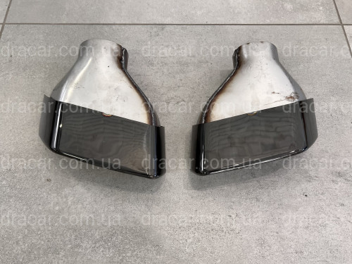 Насадки на выхлопные трубы M Perfomance BMW G30 / G31 2017-2023 черные артикул 8148