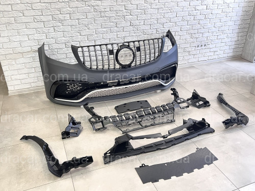 Комплект обвеса GLS63 AMG Mercedes-Benz GLS class X166 2015-2018 артикул 8156