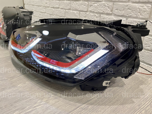 FULL LED фары Volkswagen Golf 7 2012-2016 в стиле GTI рестайлинг 7.5 артикул 8193