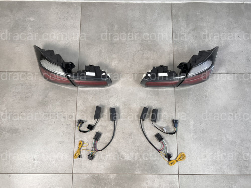 Задние LED фонари BMW 3 series F30 2012-2018 дымчатые, 4шт. артикул 8166