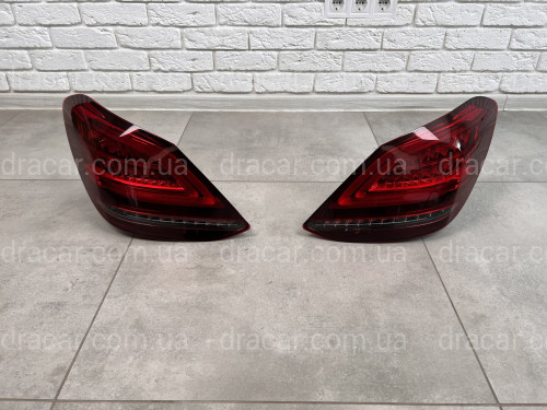 Задние LED фонари рестайлинг 2019+ для Mercedes-Benz C-class W205 2015-2021 2шт. артикул 8167