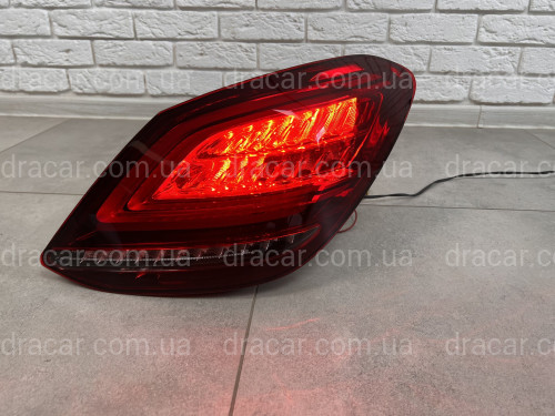 Задние LED фонари рестайлинг 2019+ для Mercedes-Benz C-class W205 2015-2021 2шт. артикул 8167