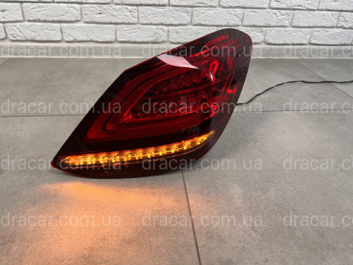 Задние LED фонари рестайлинг 2019+ для Mercedes-Benz C-class W205 2015-2021 2шт. артикул 8167