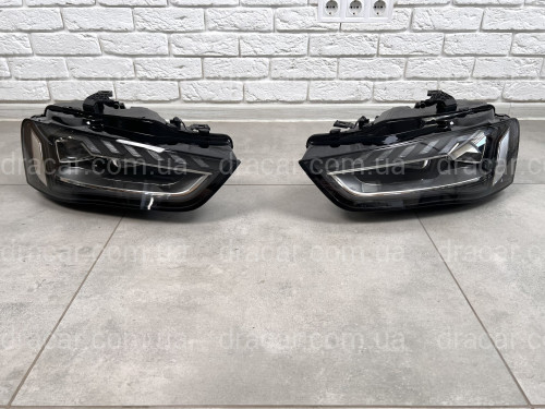 Фары full led Audi A4 B8 2012-2015 (левая + правая) КСЕНОН В ЛЭД артикул 7718