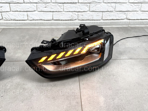 Фары full led Audi A4 B8 2012-2015 (левая + правая) КСЕНОН В ЛЭД артикул 7718