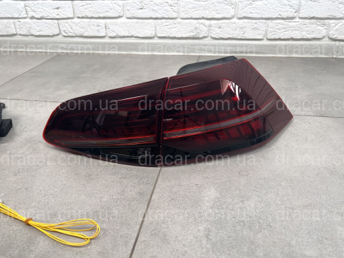 Задние LED фонари стопы Volkswagen Golf 7 хетчбек 2012-2016 артикул 8161