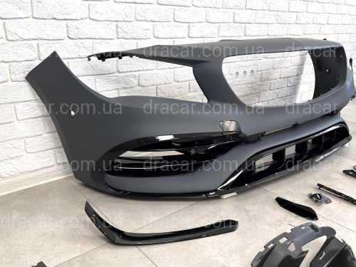 Бампер передний CLA45 AMG Mercedes-Benz CLA class C117 2013-2018 артикул 8153